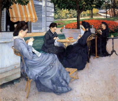 Ladies Sewing, 1848 by Gustave Caillebotte